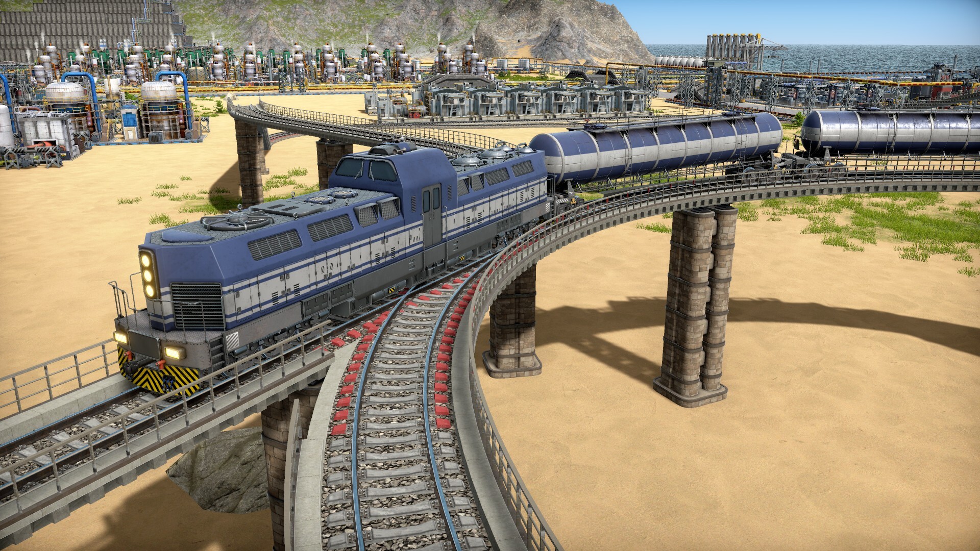 Tier 2 hydrogen locomotive with new fluid wagons.
