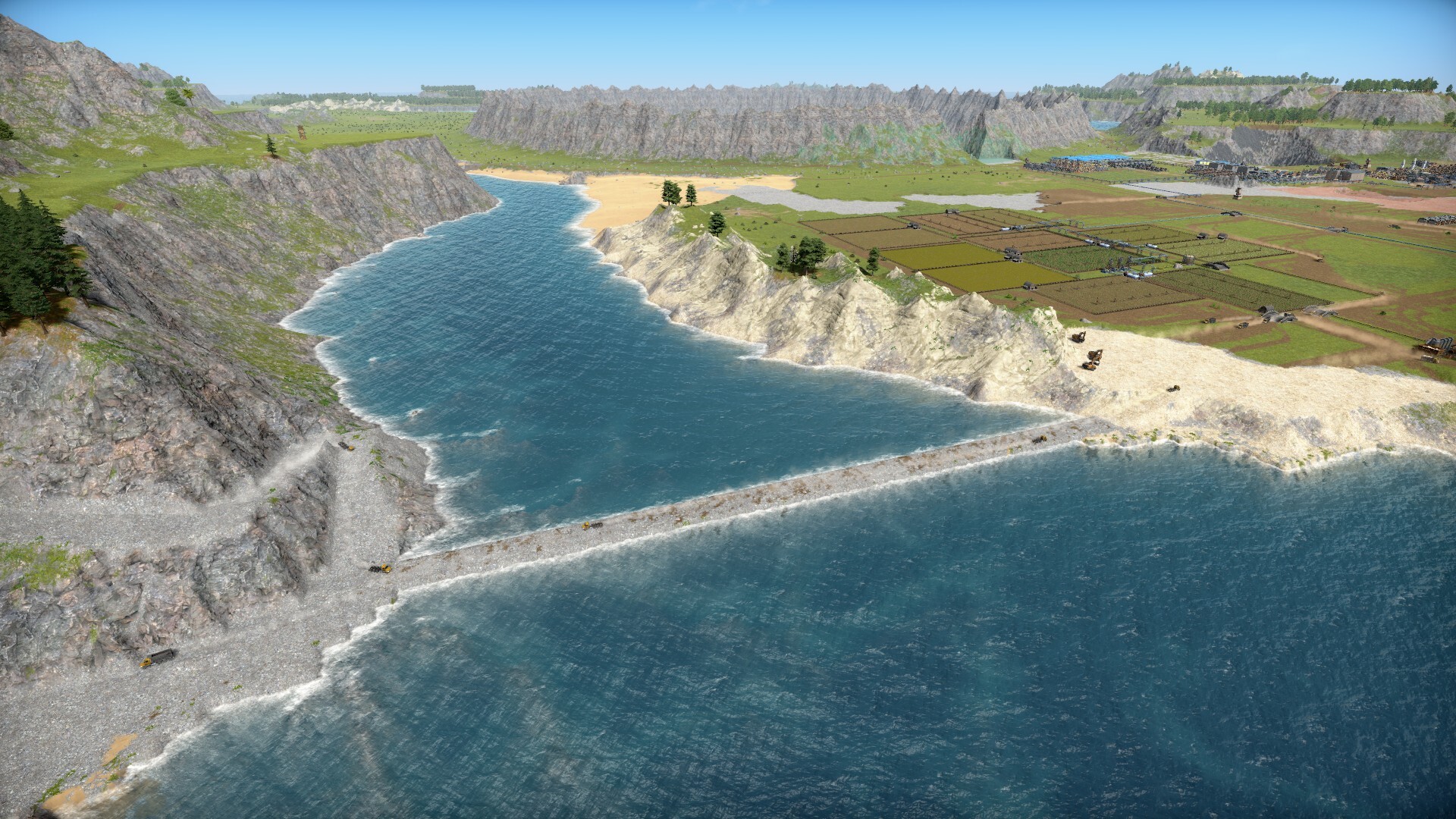 Until now, the only way of connecting islands was to dump loads of rock to the ocean to make a land bridge.
