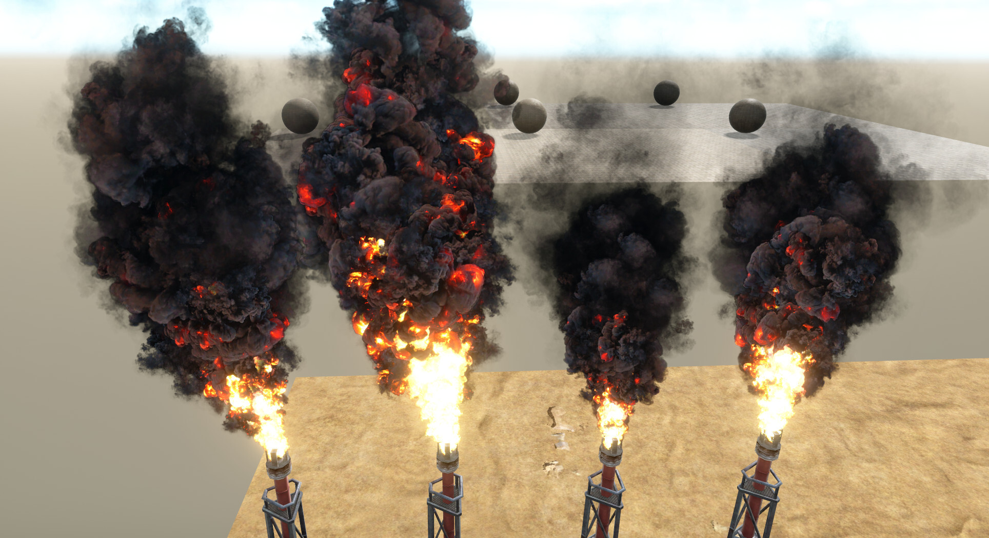 We are also working on improving some of the particles in Update 2. The big balls in the background won’t be included though, you’ll need to bring your own when playing on Admiral.
