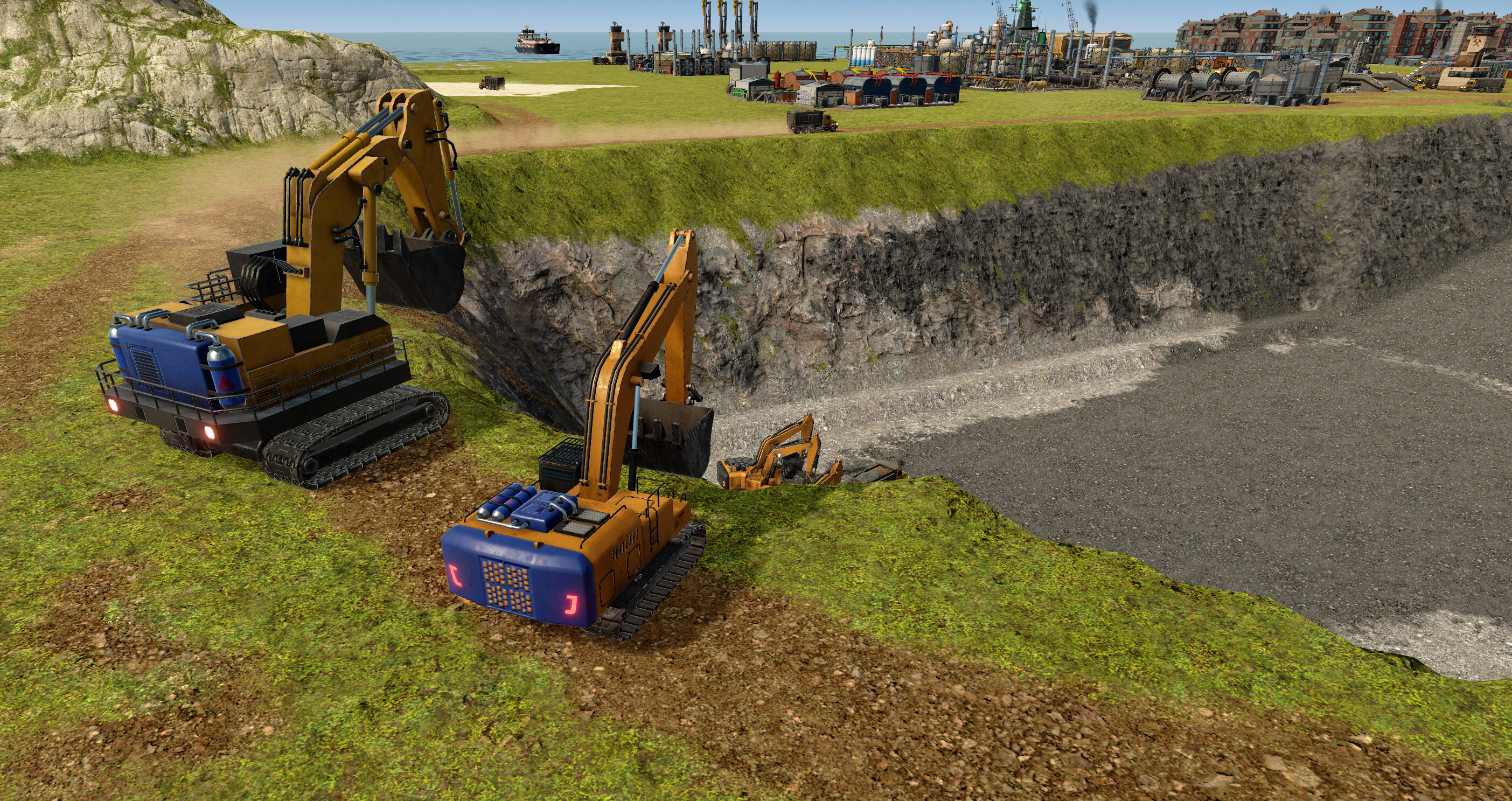 Hydrogen excavators that are coming in update 2.