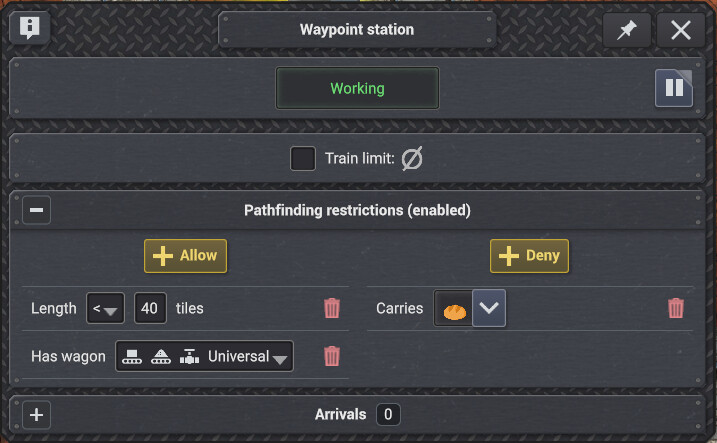 The new waypoint rules are perfect for fine-tuning your train network.