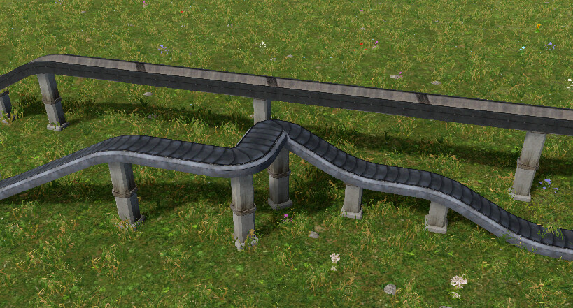Example of pillars placement.