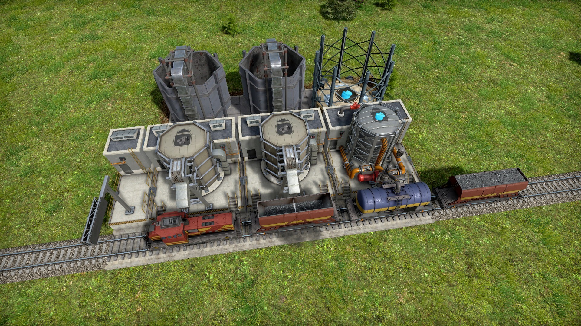 Improved alignment logic guarantees that all wagons will be serviced, so the train has to stop early for the water wagon.