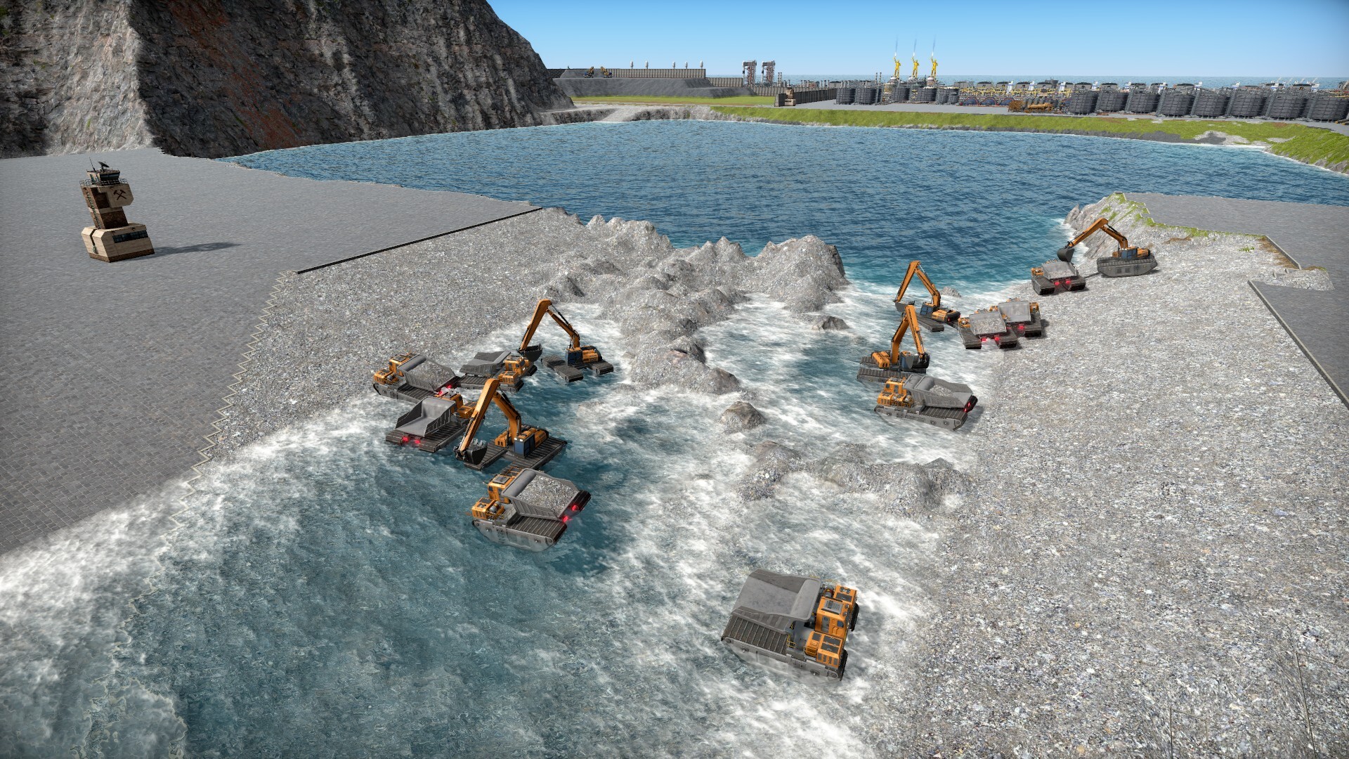 Flooding abandoned mines to create new waterfronts for pumping, disposal, or docks is now a viable strategy!
