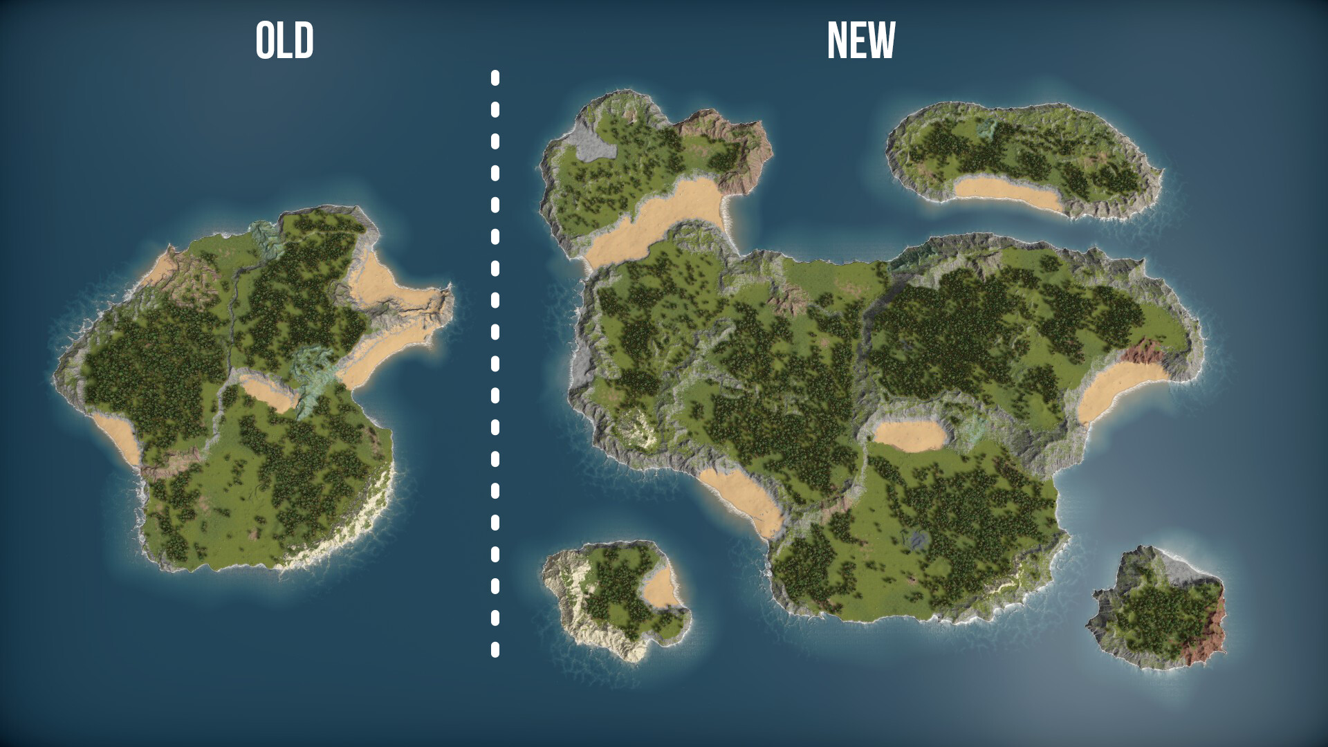 The New Haven, old on the left, new on the right.